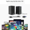 Bộ 2 Loa Máy Tính Để Bàn Siêu Trầm HQ-V7- Tương thích với nhiều thiết bị điện tử