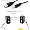 Bộ loa máy tính để bàn siêu trầm HQ-2803- Jack 3.5mm, Cổng USB