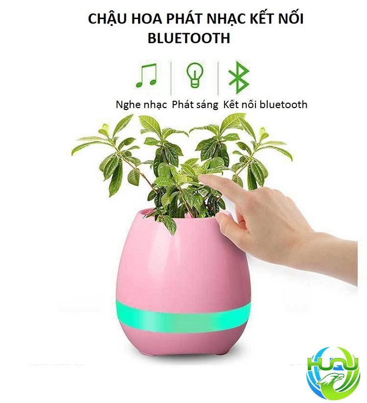 Loa Bluetooth Kiêm Chậu Cây Cảm Ứng Phát Nhạc HQ- K3 - Cảm ứng đa chạm