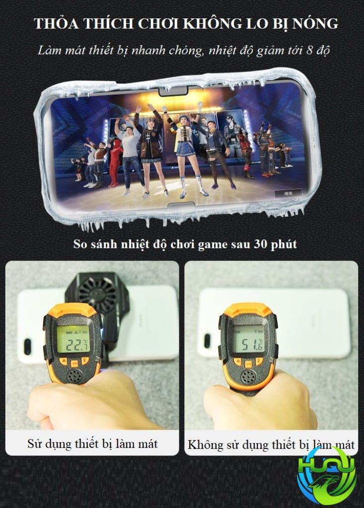 Quạt Tản Nhiệt Điện Thoại Huqu HQ-DL01