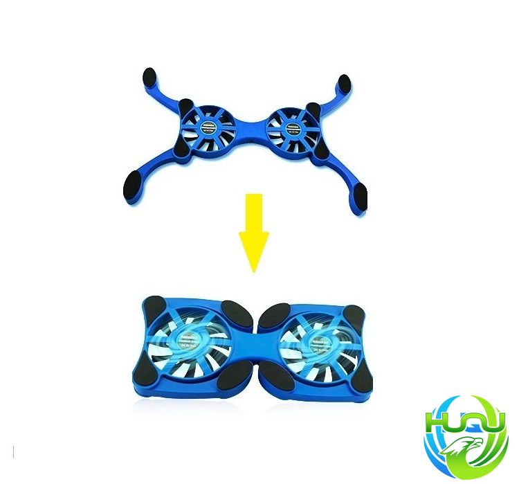 Quạt tản nhiệt máy tính hình bạch tuộc Huqu HQ-11