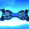 Quạt tản nhiệt máy tính hình bạch tuộc Huqu HQ-11