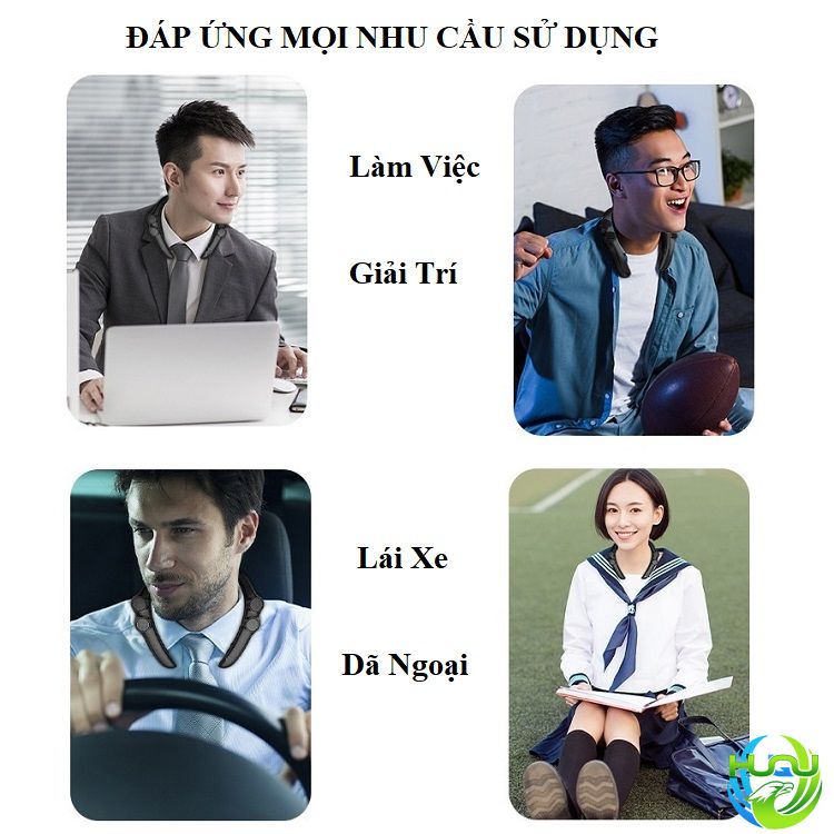 Loa Nghe Nhạc Đeo Cổ Không Dây Huqu BBH-929S