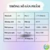 Loa Nghe Nhạc Đeo Cổ Không Dây Huqu BBH-929S - Thông số sản phẩm