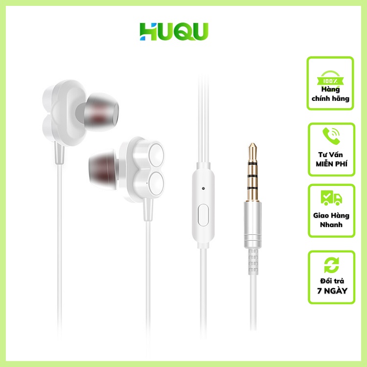 Tai Nghe Nhét Tai Có Dây Truyền Thống Huqu A88