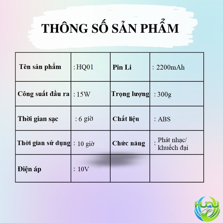 Máy Trợ Giảng Chuyên Nghiệp Cho Giáo Viên Huqu HQ01