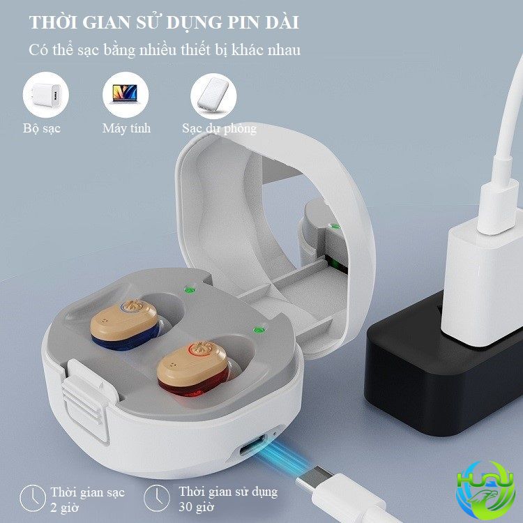 Tai nghe trợ thính không dây Huqu Wb190603
