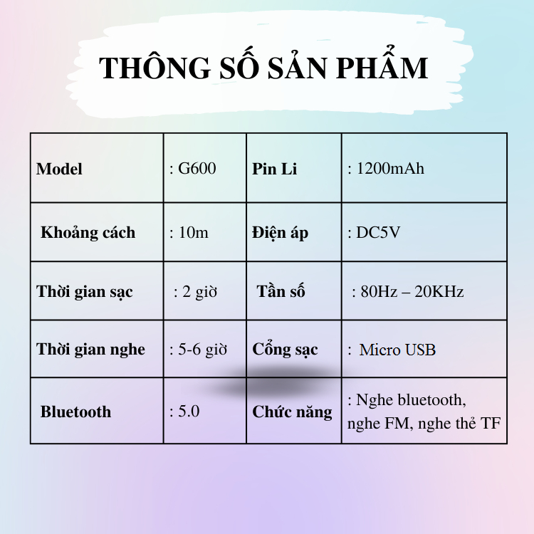 Loa Đeo Cổ Không Dây Di Động Huqu G600 - Ảnh 15