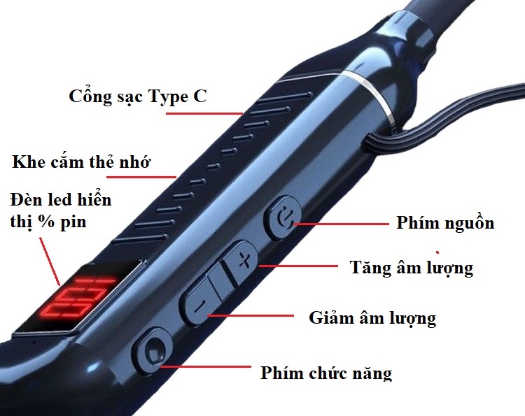 Tai Nghe Đeo Cổ Thể Thao Huqu G68 - Ảnh 15