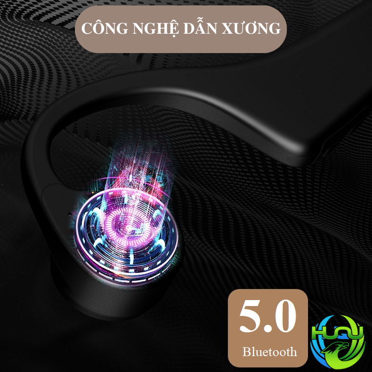 Tai Nghe Dẫn Xương Không Dây Huqu B3– Bộ Lưu Trữ 8GB- Bluetooth