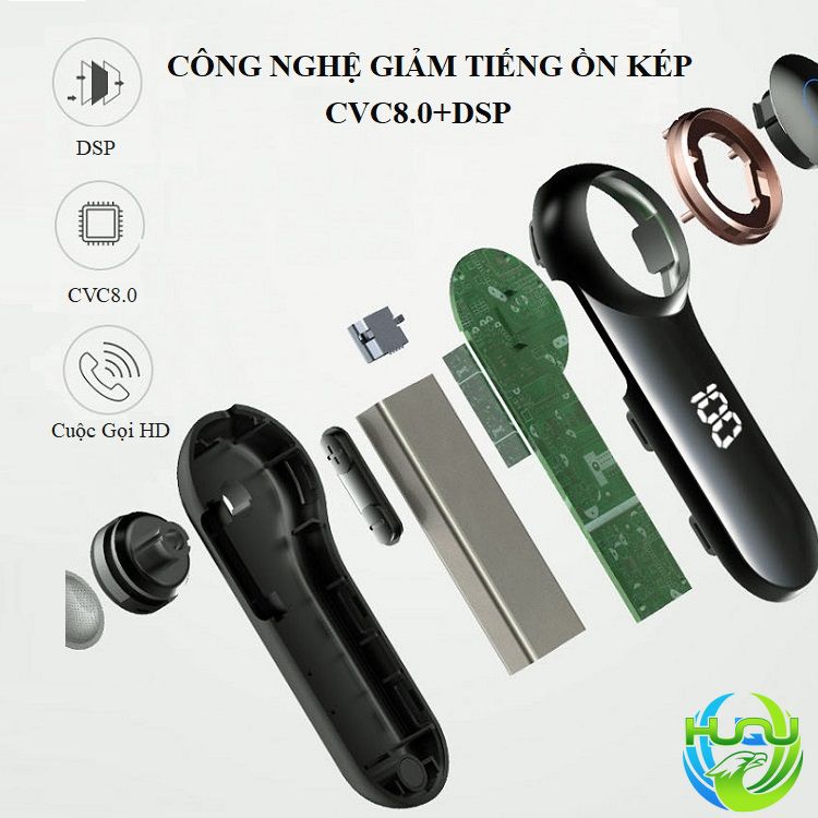 Tai Nghe Móc Tai Giảm Tiếng Ồn Kép HQ-K7/K7D