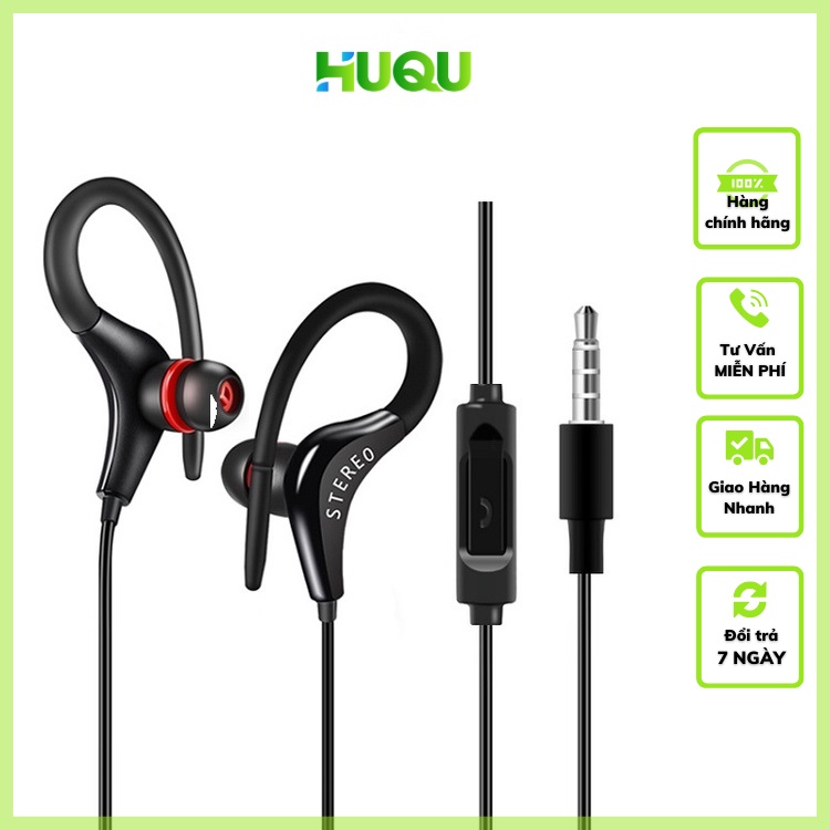 Tai Nghe Nhét Tai Có Dây Siêu Rẻ Huqu HQ878 Âm Thanh Vòm