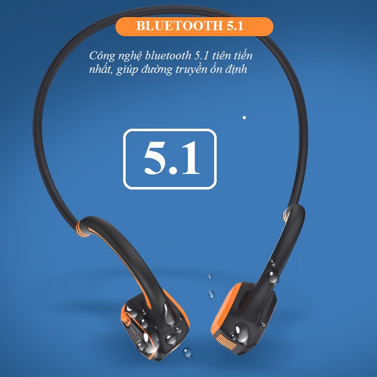 Tai Nghe Bơi Lội IP68, Công Nghệ Truyền Xương Huqu Openear wave - Ảnh 6