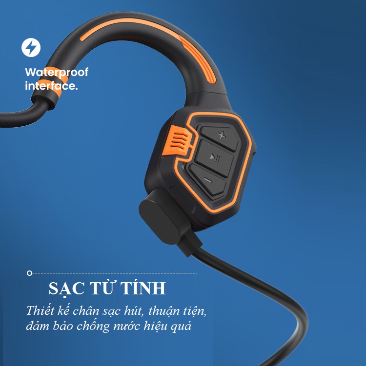 Tai Nghe Bơi Lội IP68, Công Nghệ Truyền Xương Huqu Openear wave - Ảnh 9