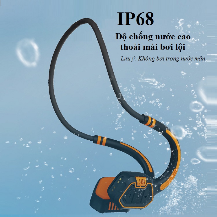 Tai Nghe Bơi Lội IP68, Công Nghệ Truyền Xương Huqu Openear wave - Ảnh 10