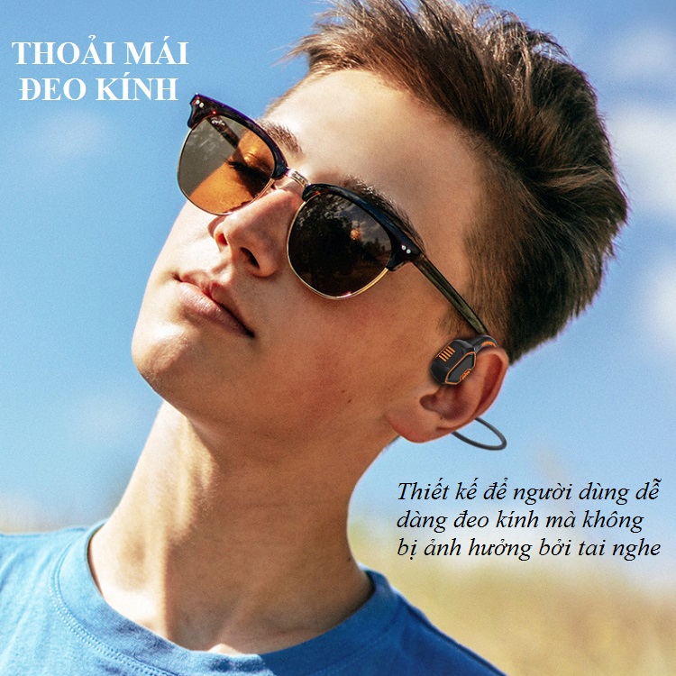 Tai Nghe Bơi Lội IP68, Công Nghệ Truyền Xương Huqu Openear wave - Ảnh 12