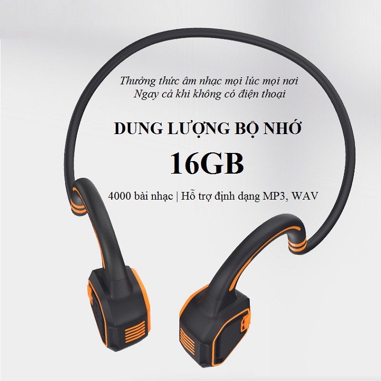 Tai Nghe Bơi Lội IP68, Công Nghệ Truyền Xương Huqu Openear wave - Ảnh 13