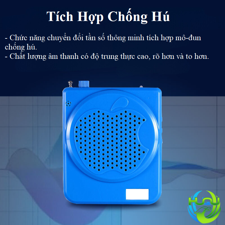 loa mic trợ giảng đa chức năng hq03 - tích hợp chống hú hiệu quả