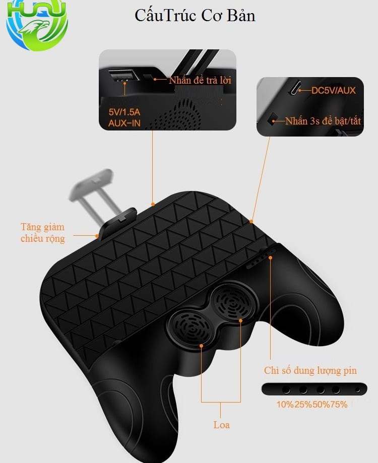 Tay Cầm Chơi Game Có Loa Bluetooth HQ-CZ101