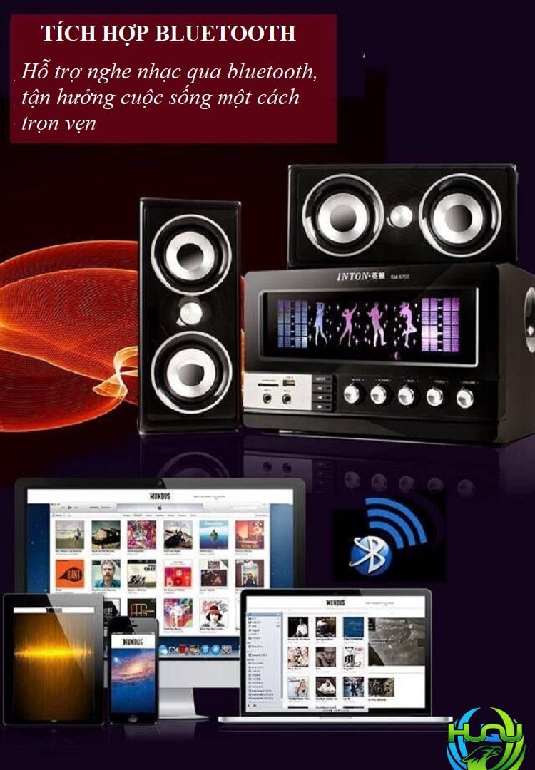 bộ 3 loa bluetooth nghe nhạc HQ-6700